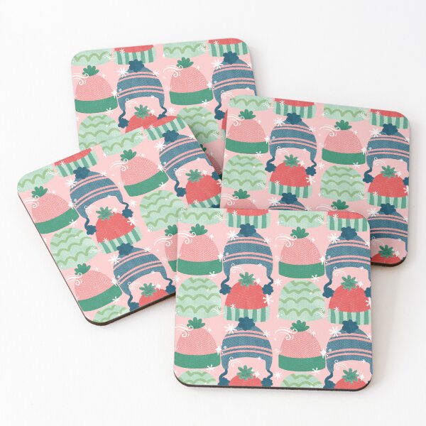 Item preview, Cozy Winter Hats, Pink designed and sold by serafineaandd.