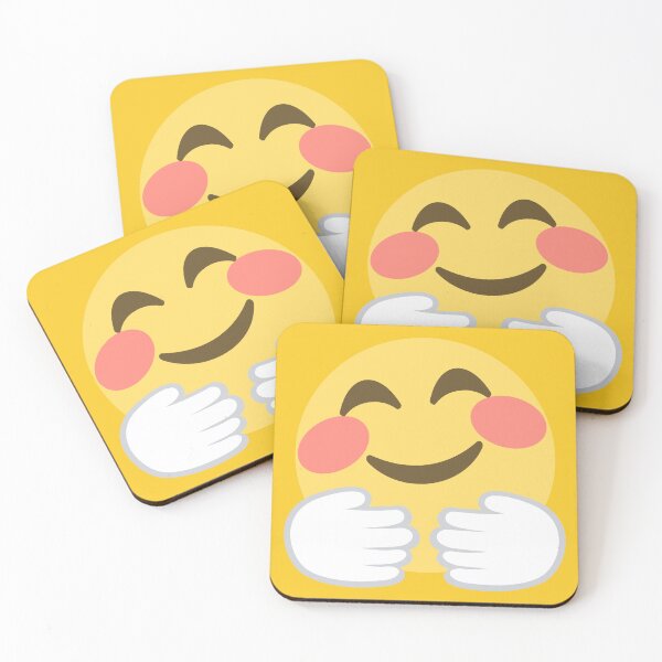 Item preview, Smilie Face Hugging Emoji designed and sold by patternsbyposh.