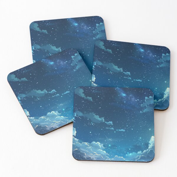 Item preview, Anime style night sky designed and sold by Vkinsify.
