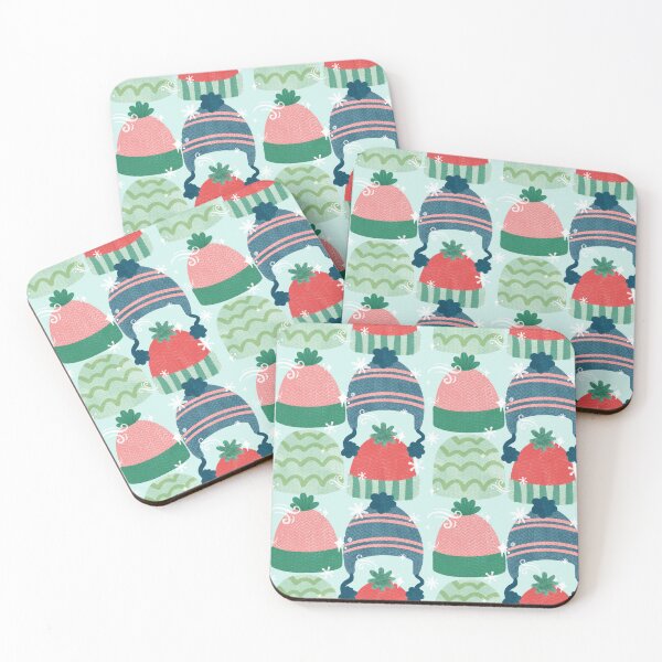 Item preview, Cozy Winter Hats, Mint Green designed and sold by serafineaandd.