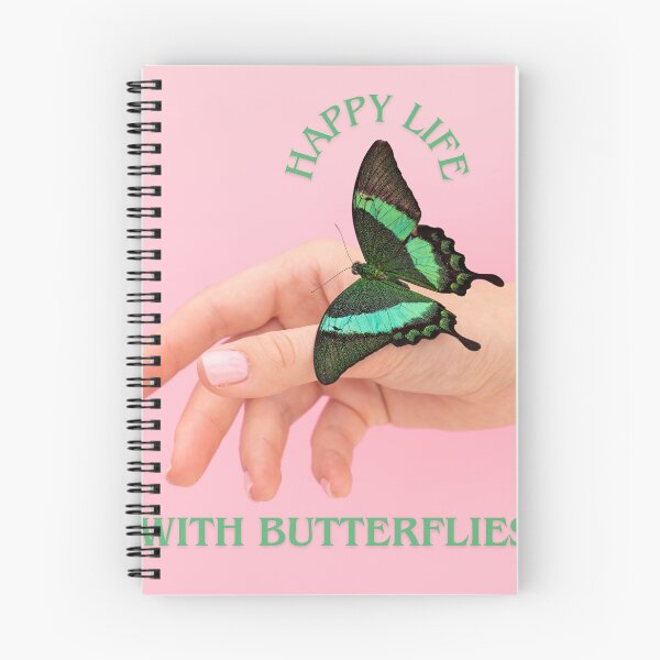 Item preview, happy life with butterflies designed and sold by strongdisgner.
