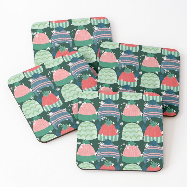Item preview, Cozy Winter Hats, Dark Green designed and sold by serafineaandd.