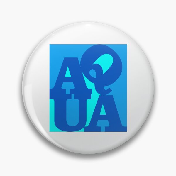 Item preview, Aqua NYC Modern Art Blue designed and sold by Logo-A-GoGo.