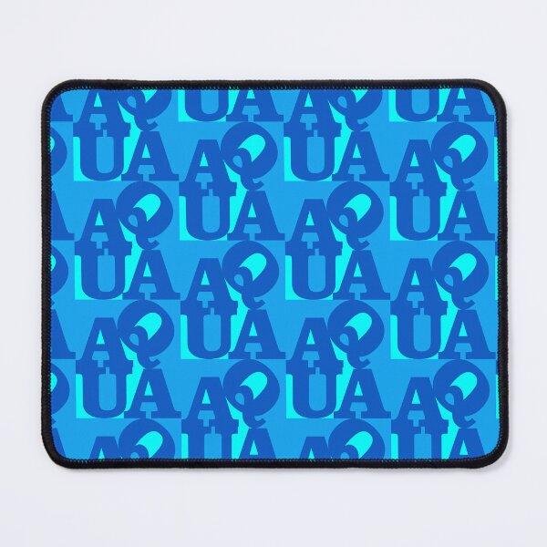 Item preview, Aqua NYC Modern Art Blue designed and sold by Logo-A-GoGo.