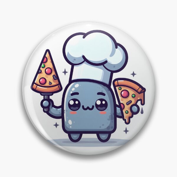 Item preview, Kawaii Charming Golem With A Chef'S Hat designed and sold by CanvasCutie.