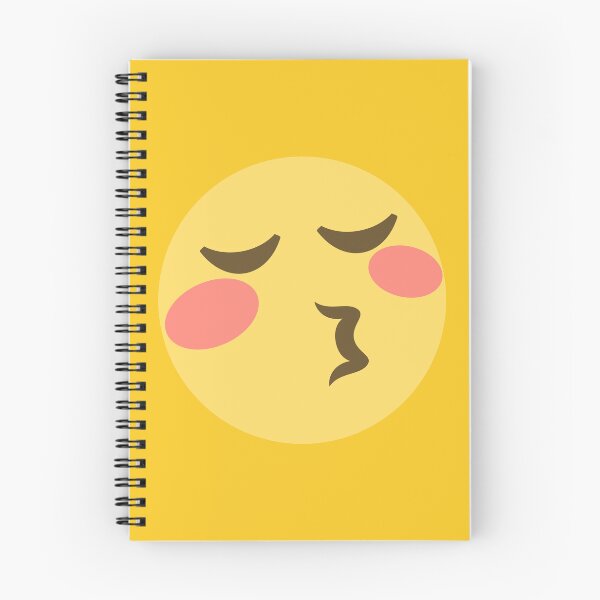 Aperçu de l'œuvre Embrasser le visage Emoji avec les yeux fermés créée et vendue par patternsbyposh.