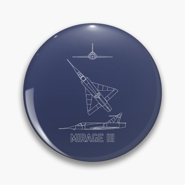 Item preview, Mirage III French Jet Plane Blueprint Diagrams designed and sold by MilitaryMart.