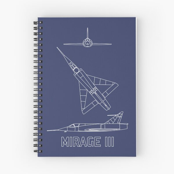Item preview, Mirage III French Jet Plane Blueprint Diagrams designed and sold by MilitaryMart.