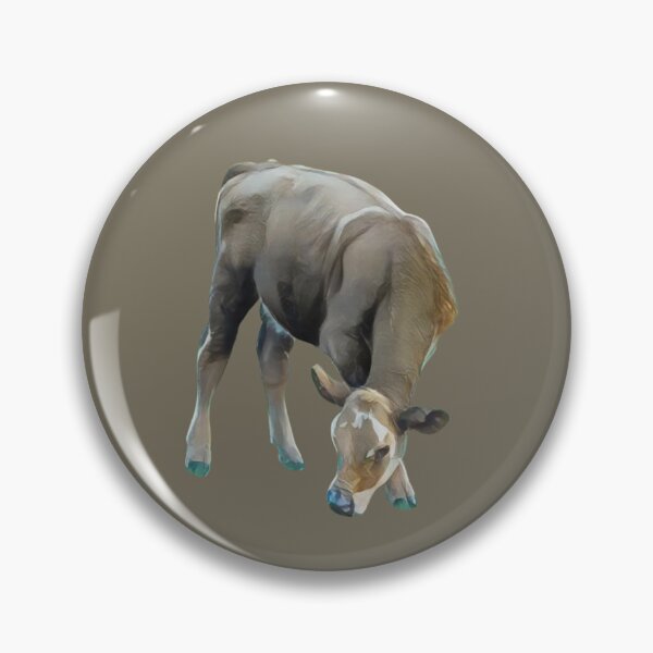 Item preview, Grazing Champagne Bull Calf designed and sold by cfulg.