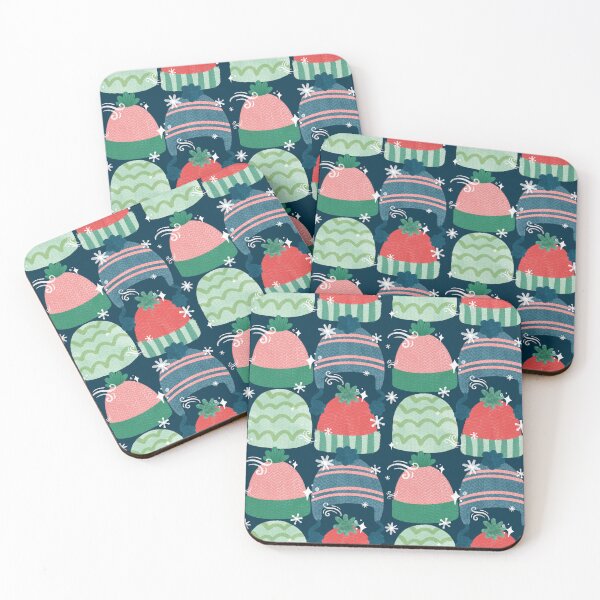 Item preview, Cozy Winter Hats, Navy Blue designed and sold by serafineaandd.