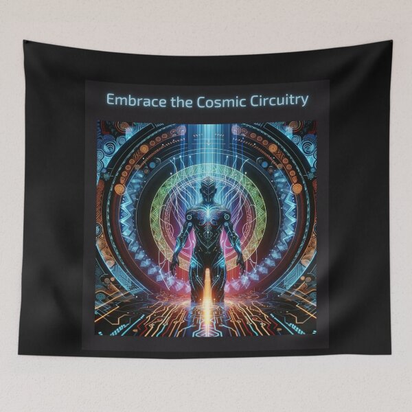 Item preview, Title: Embrace the Cosmic Circuitry   designed and sold by Sienna Hamilton-Katene.