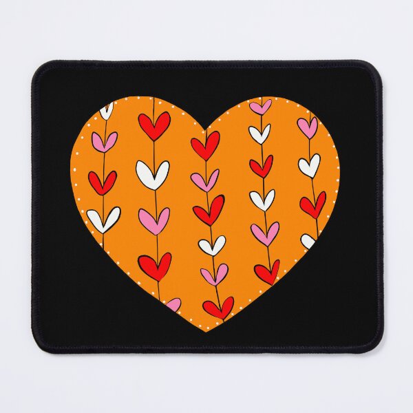 Item preview, Heart Art - Orange designed and sold by ikkleArt.