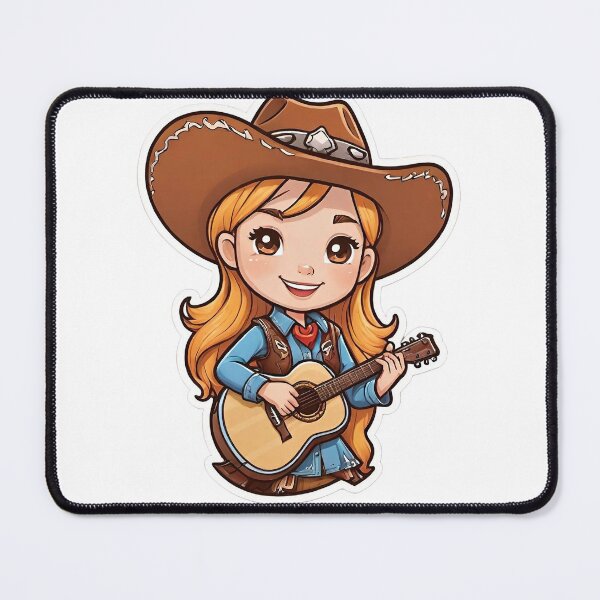 Item preview, Cowgirl with guitar designed and sold by SamJanner.