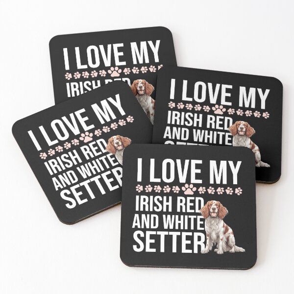 Item preview, I Love My Irish Red And White Setter designed and sold by TheAnimalZ00.