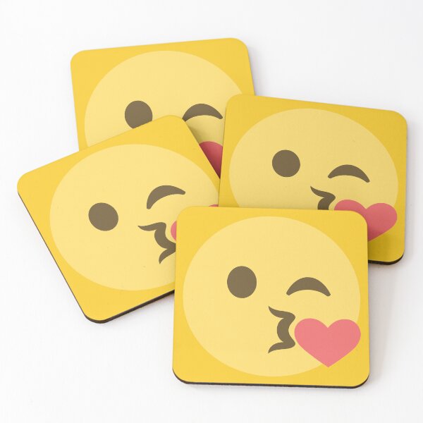 Item preview, Face Blowing a Kiss With Heart Emoji designed and sold by patternsbyposh.