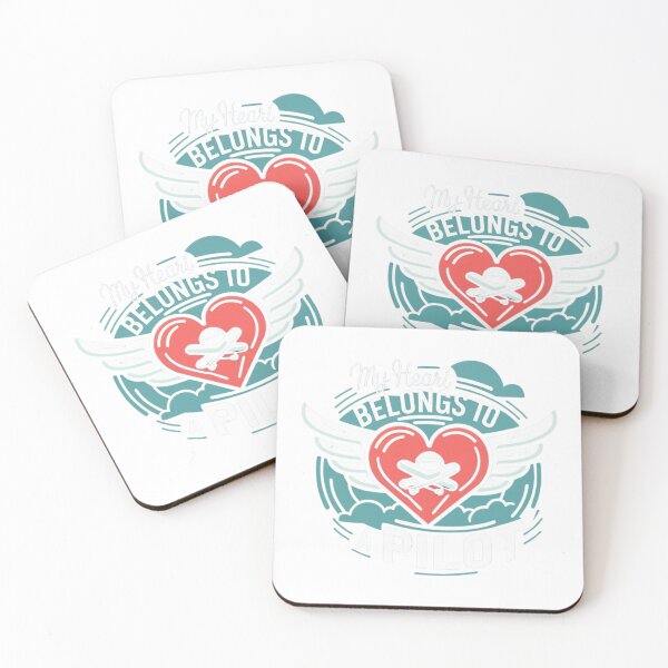 Item preview, My heart belongs to a pilot designed and sold by Bu-uble.
