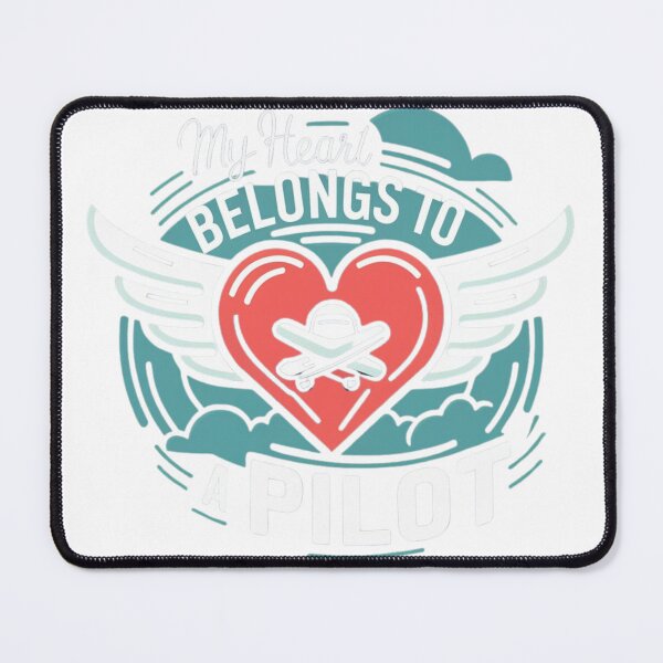 Item preview, My heart belongs to a pilot designed and sold by Bu-uble.