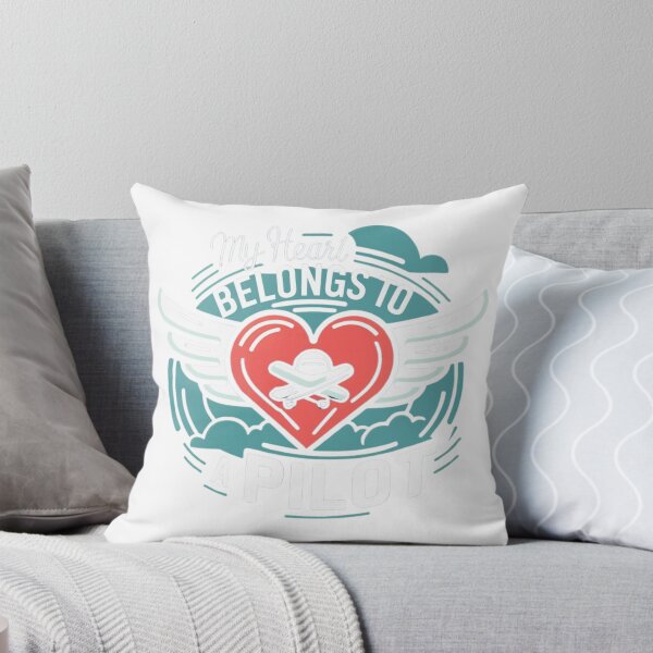 Item preview, My heart belongs to a pilot designed and sold by Bu-uble.