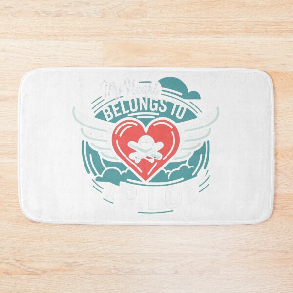 Item preview, My heart belongs to a pilot designed and sold by Bu-uble.