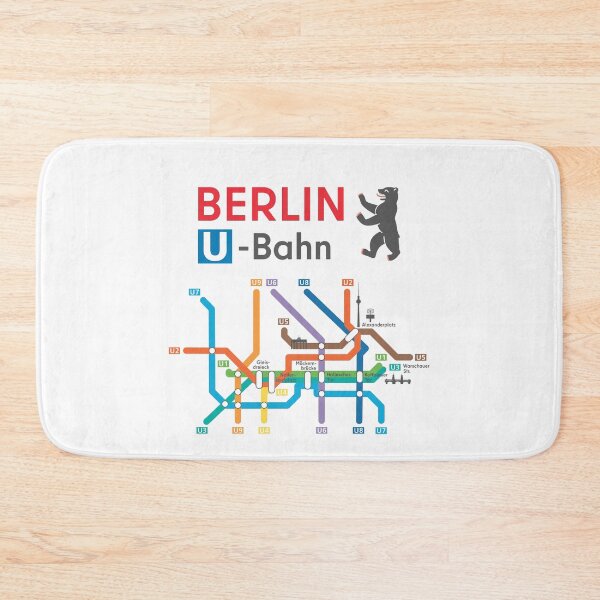Item preview, Berlin U-Bahn diagram designed and sold by shbubble1.