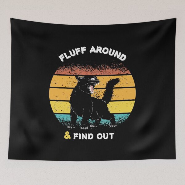 Item preview, Fluff around and find out for mom and dad and cat lovers  designed and sold by limanol.