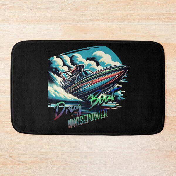 Item preview, Drag Boat Horsepower Racing Watercraft Speed Boat Fast Boat Drag Boat Racing Motor Boat Boating designed and sold by CarantinedChaos.