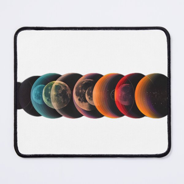 Vista previa del artículo con la obra «Espectro de fases lunares», diseñado y vendido por GalacticVoyager.