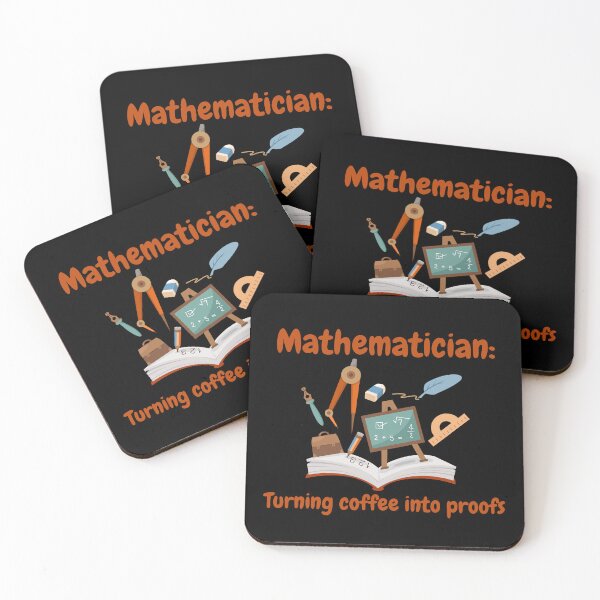 Item preview, Mathematician, turning coffee into proofs, funny math designed and sold by NoetherSym.
