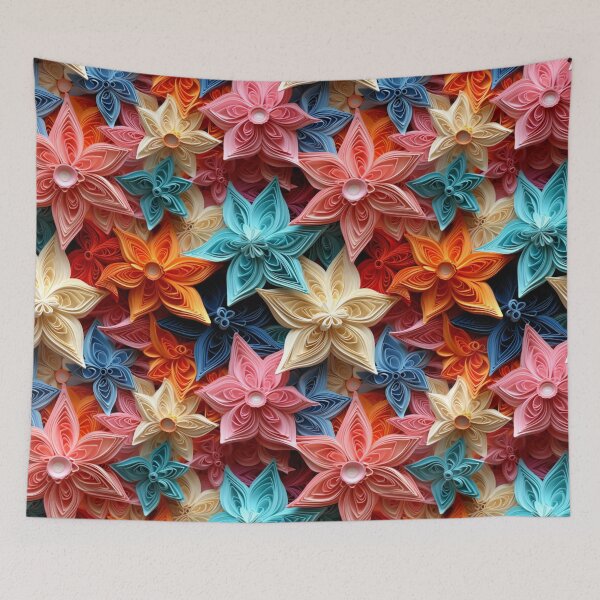 Item preview, Cute Paper Art Stars Pattern designed and sold by mondmakes.