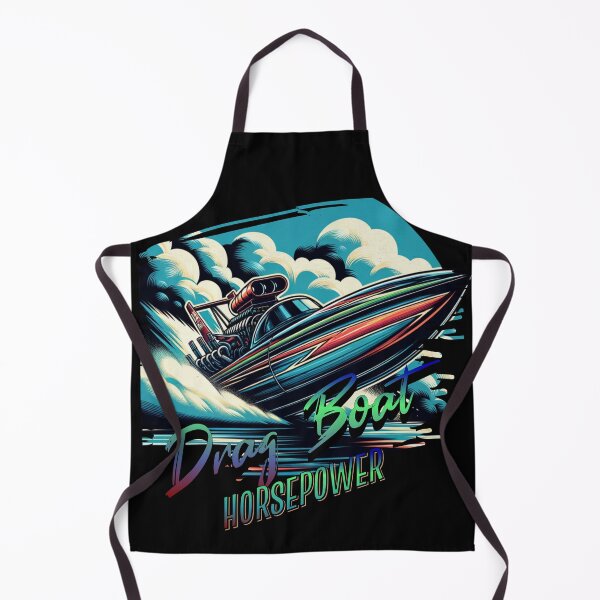 Item preview, Drag Boat Horsepower Racing Watercraft Speed Boat Fast Boat Drag Boat Racing Motor Boat Boating designed and sold by CarantinedChaos.