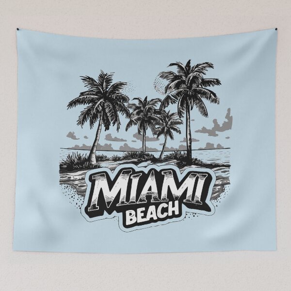 Item preview, Miami Beach Florida designed and sold by VelvetRoom.