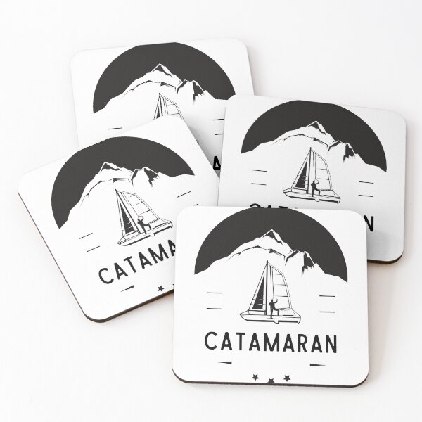 Item preview, Catamaran, Sail Lovers, Ocean Life, sea, Caramaran Lovers designed and sold by DeCodeArtShop.