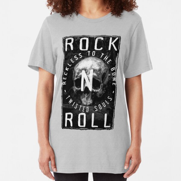 Rock N Roll - Reckless To The Bone Slim Fit T-Shirt