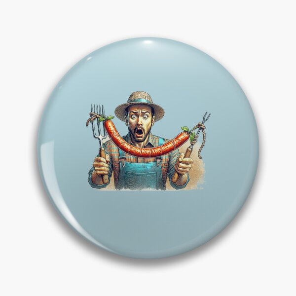 Item preview, Gardeners Jumbo Sausage. Sausage on a Fork. GetForked designed and sold by Get-Forked.