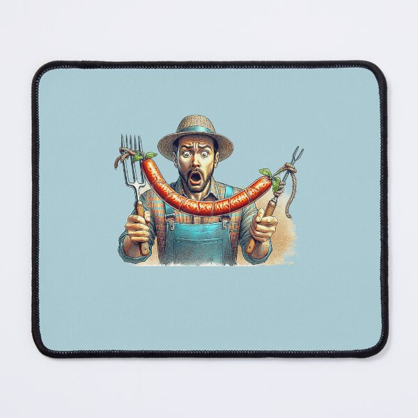 Item preview, Gardeners Jumbo Sausage. Sausage on a Fork. GetForked designed and sold by Get-Forked.