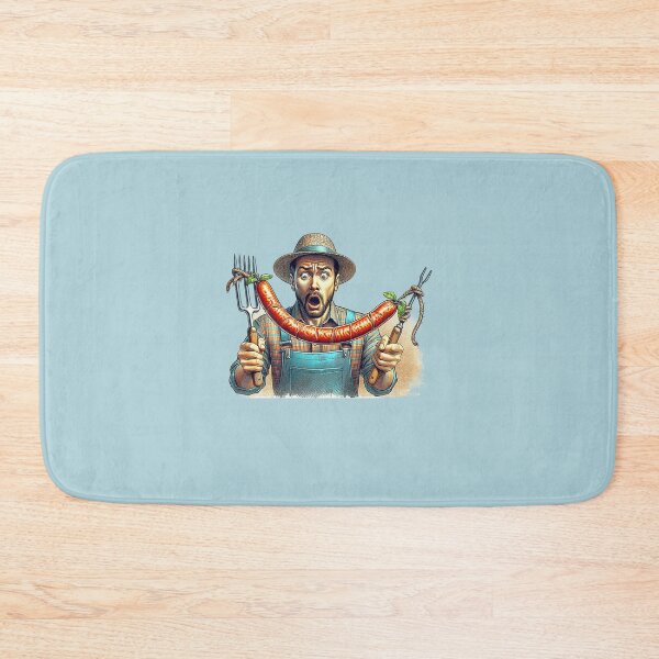 Item preview, Gardeners Jumbo Sausage. Sausage on a Fork. GetForked designed and sold by Get-Forked.