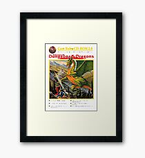 dungeons and dragons red box Framed Print