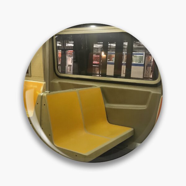 Item preview, Empty seats on a NYC subway designed and sold by OutOfTordinary.