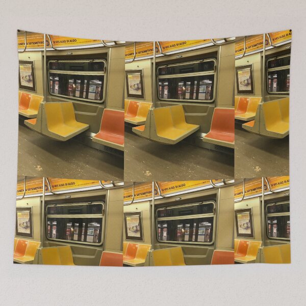 Item preview, Empty seats on a NYC subway designed and sold by OutOfTordinary.