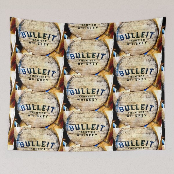 Item preview, Bulliets Frontier Whisky Vintage Sign Advertisement  designed and sold by Overthetopsm.