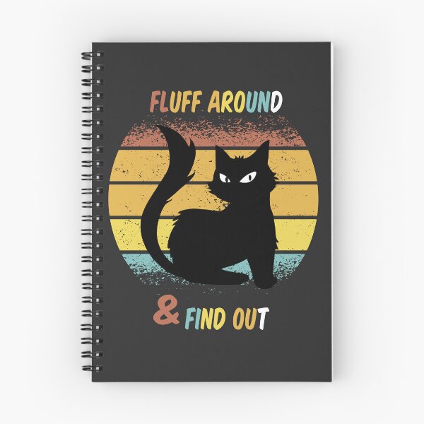 Item preview, retro vintage Fluff Around And Find Out amazing for mom,dad,daughter,son small cat  designed and sold by limanol.