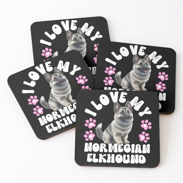 Item preview, I Love My Norwegian Elkhound designed and sold by TheAnimalZ00.