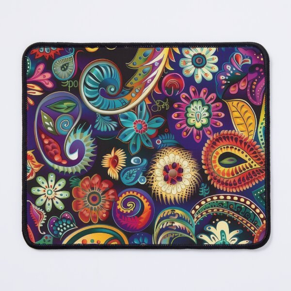 Item preview, Psychedelic Fractal Wonderland: Mesmerizing Art Print designed and sold by PaperCrazed.