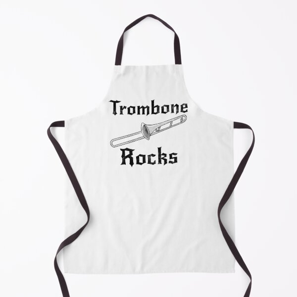 Item preview, Trombone Rocks, Trombonist Goth Heavy Rock Brass Musician designed and sold by doodlerob.