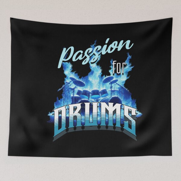 Item preview, Passion for drums of fire designed and sold by Animetal-Shop.