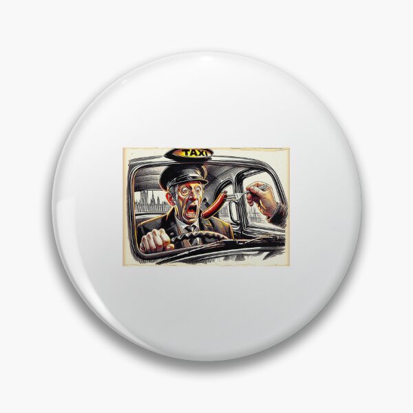 Item preview, London Black Taxi, sausage on a Fork. Get Forked designed and sold by Get-Forked.