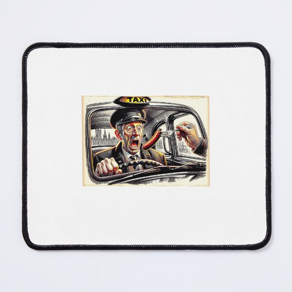 Item preview, London Black Taxi, sausage on a Fork. Get Forked designed and sold by Get-Forked.