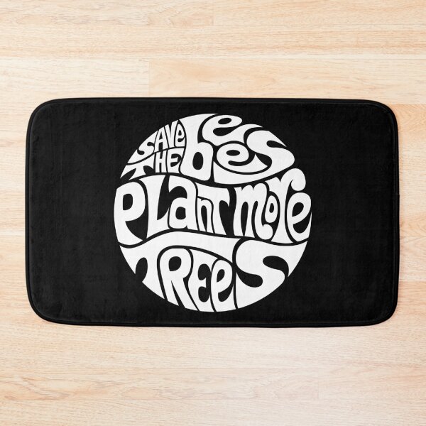 Item preview, Save The Bees, Plant More Trees - WHITE designed and sold by DarkSunglasses.