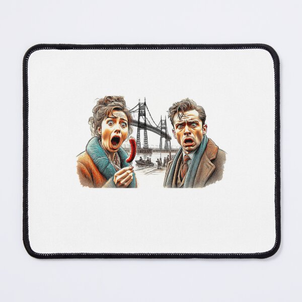Item preview, San Francisco, sausage on a Fork. Get Forked designed and sold by Get-Forked.