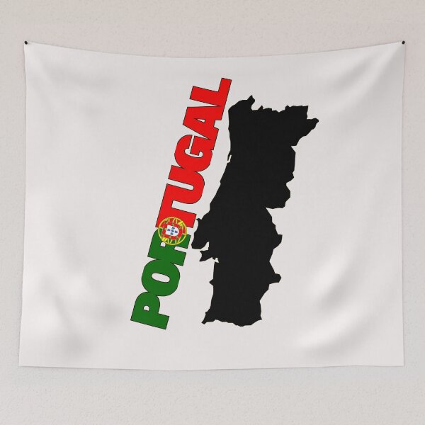 Item preview, Portugal Flag Map designed and sold by AnimalsDH305.